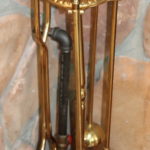 Brass Fireplace Tool Set