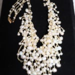 18" Faux Pearl Strand With 14Kt Gold Clasp