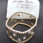Jennifer Miller Bracelet With Rhinestones