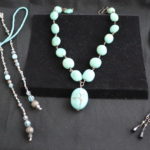 Assorted Lot Of Women's Jewelry: 2 Lariots, Bracelet And Turquoise Costume Necklace