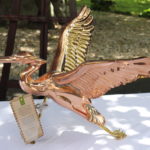 Copper Bird Weather Vane By Good Directions ( Missing Mounting Piece)