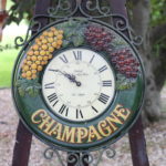 Decorative Champagne Wall Clock