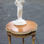 French Provincial End Table And Lamp