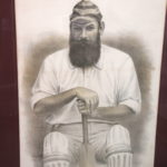 Victorian Picture Of Famous Cricket Player Dr. W G Grace
