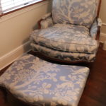 French Provincial Chair And Ottoman