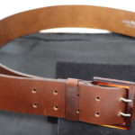 Brown Leather Belt By Laura Biagiotti Size 44
