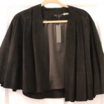 Alice And Olivia Swing Cropped Jacket By Stacey Bendet With Tags Size Large In Goat Leather