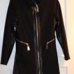 Fashionable Insight New York Black Car-coat Jacket Size 6