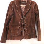 For Joseph Woman's Brown Suede Size M Jacket