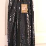 Juicy Couture Black Sequined Party Dress, Size Medium