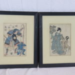 4 Japanese Wood Block Prints