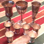 silver goblets