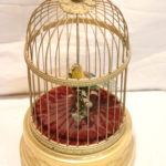 Singing Bird In Brass Cage, Made In France