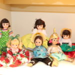 6 Madame Alexander Dolls International Collection.