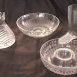 Lot Of Assorted Glassware Including Boot Stein, Water Pitcher And Serving Dishes