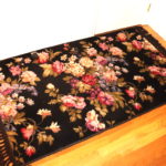 Floral Area Rug With Tassels