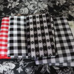 Lot Of New Tablecloths With Different Patterns Fabric And Plastic