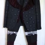 Pants Suit With Ruffles And Lace By Comme Des Garcons Size Medium