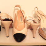 4 Pairs Of Women's Dress Shoes And Pumps Include Nino, Calvin Klein, Halston And Enzo Angione 9-10 Size