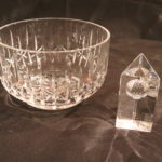 Waterford Crystal Bowl And Times Square 2000 Ball