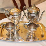 Keystone Silverplate Tea Set With Serving Tray