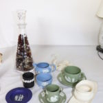 Mixed Lot Of Wedgewood Teacups With Lennox Pieces And Decorative Decanter