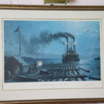 Limited Edition Moonlight Encounter On The Mississippi Print Signed By John Stobart