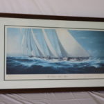 "The Schooner Yacht Atlantic" Sailboat Signed Print By John McCray 307 / 950 By Mystic Seaport Museum