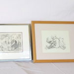 Set Of Assorted Prints And Sketches Includes Helena Clare Pittman