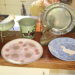 Lot Of Decorative Plates And Fondue Set