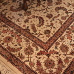 Beautiful Quality Handmade Floral Rug With Fringes
