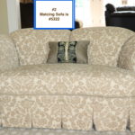 Detailed Custom Fabric Love Seat By Kravet Furniture