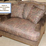 arge Pearson Custom Design Club Chairs With Large Ottoman