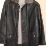 Black Leather Jacket By Marco Pierguidi Made In Italy With Removable Liner Size 48