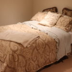Full Size Bed Includes Mattress, Boxspring, Frame And Bedding
