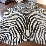 Zebra Print Rug By Sunshine Cowhides