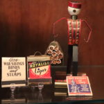 Metal And Wood Bell Hop Cigarette Holder +3 WW 2 War Era Matchboxes