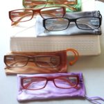 5 Piece Lot Of Eye Glasses 300 Magnification