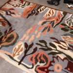 Signed Ruth Zarfati Arbel Wool Carpet From Israel