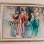 "Carnival " Original Oil Painting By Sahall With Certificate Of Authenticity