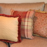 Set Of 3 Decorative Pillows Approximately 18" Square