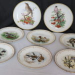 Lot Of Decorative Bone China Bird Plates By Edward Marshall Boehm And Golden Crown E & R