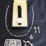 Assorted Women's Jewelry Includes Brighton Earrings, Silver Cocapeli Dancer Buckle & Turtle Pin