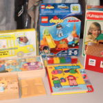 Lot Of Assorted Children's Toys Includes Lincoln Logs, Richards Scarry's & Lego Duplo