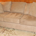 Brown Fabric Sleeper Sofa