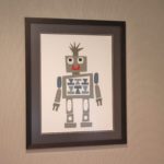 Framed Robot Print