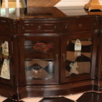 Decorative Cabinet With Glass Doors