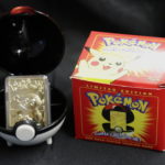 Limited Edition 1999 Nintendo Pokémon 23 KT Gold Plated Pikachu Trading Card With Poke Ball