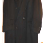Women's Italian Made Black Cashmere Coat Size Large