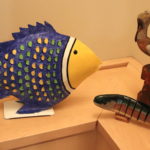 Decorative Painted Fish And Nautical Items